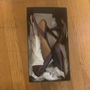 Banana Republic Burgundy Slingback Heels